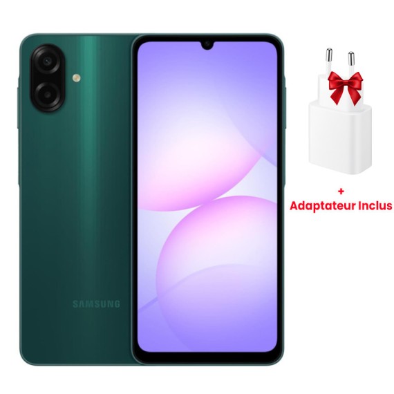 Samsung Galaxy A07 TA connectivité 4G wifi bluetooth