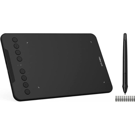Tablette graphique pour débutants XP-PEN Deco mini7W Noir