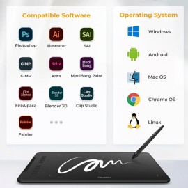 Tablette Graphique XP-PEN Déco 01 V3 - Noir