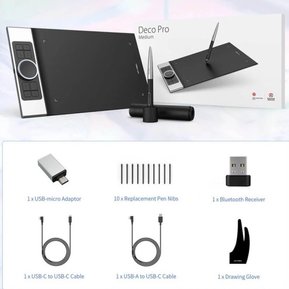 XP-PEN Déco Pro MW tablette graphique pour créateurs et designers