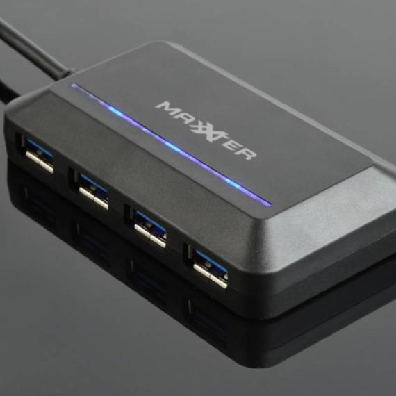 hub usb 3.1 type-c 4 ports adapté aux transferts haute vitesse