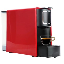 Machine à Café Nespresso SCHNEIDER 1140W - Noir&Rouge