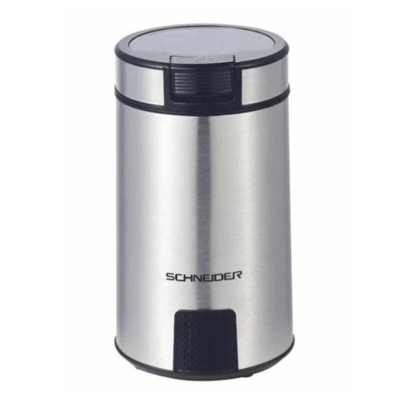 Moulin à café Schneider SCHCG200 inox compact usage quotidien