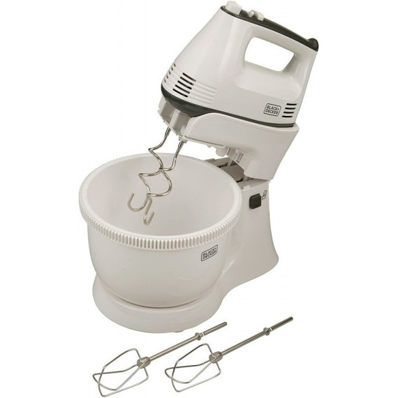 Batteur compact et élégant blanc Black & Decker