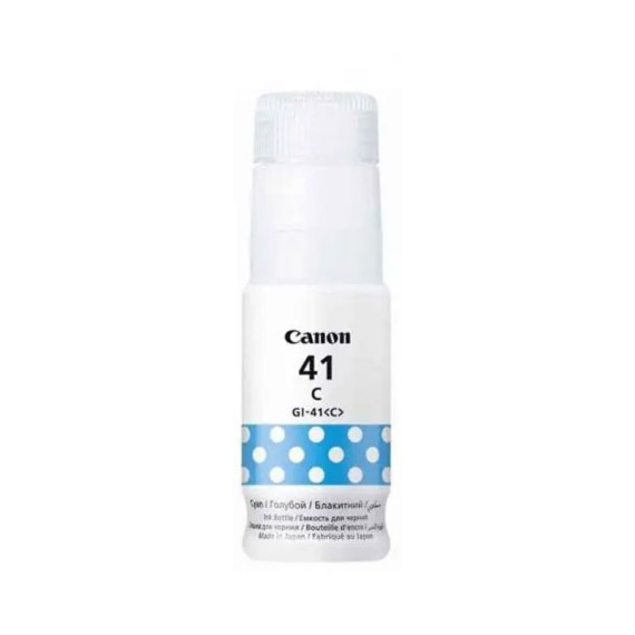 Bouteille d'encre Canon compatible Pixma GI-41 Cyan