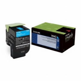 Toner Original LEXMARK 70C80CE - Cyan