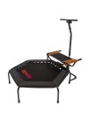 Trampoline extérieur robuste avec coussin anti-dérapant
