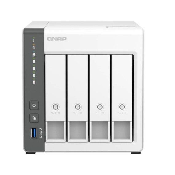 QNAP TS433-4G NAS multi-bay haut débit pour fichiers