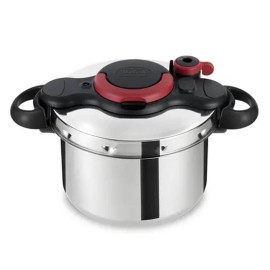Cocotte Clipso TEFAL Minute Easy 6 Litres - Noir & Inox