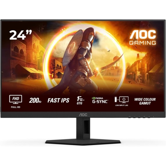 AOC 24G4HRE Ecran Gaming 23.8 pouces Fast IPS 200Hz