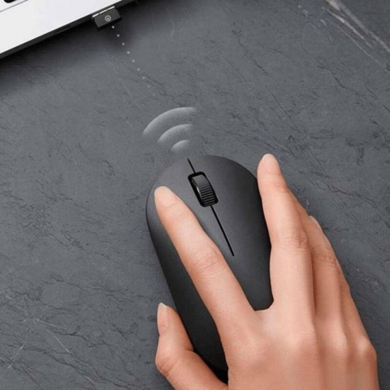 Souris sans fil Xiaomi Lite 2 design noir ergonomique