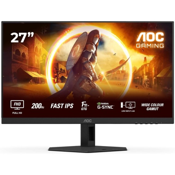 Écran Gaming AOC 27″ 27G4HRE – Fast IPS 200Hz 0.3 Ms