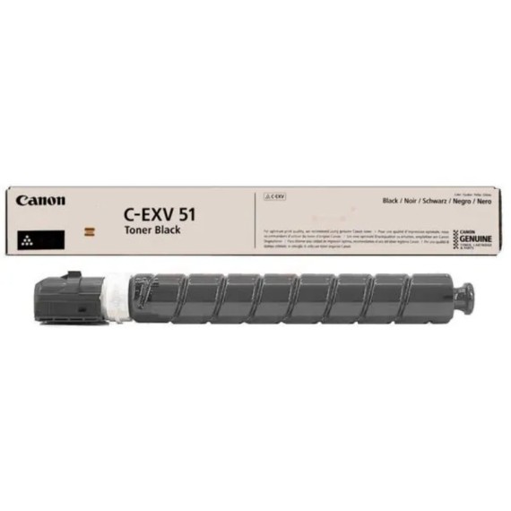 Toner laser noir Canon C-EXV 51 BK haute performance pour imprimante
