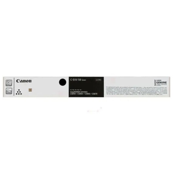 Toner CANON C-EXV 58 BK rendement élevé entreprise