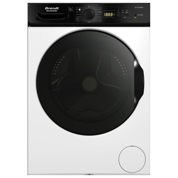 Lave-linge performant 12 kg hublot BRANDT pour tous types de linge