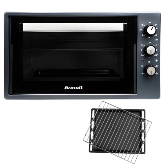 Four électrique Brandt 45 litres noir intérieur spacieux