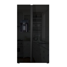 Réfrigérateur Side By Side Hyundai NoFrost 556 L HYN-91SBS.IM.BG.02 Verre Noir