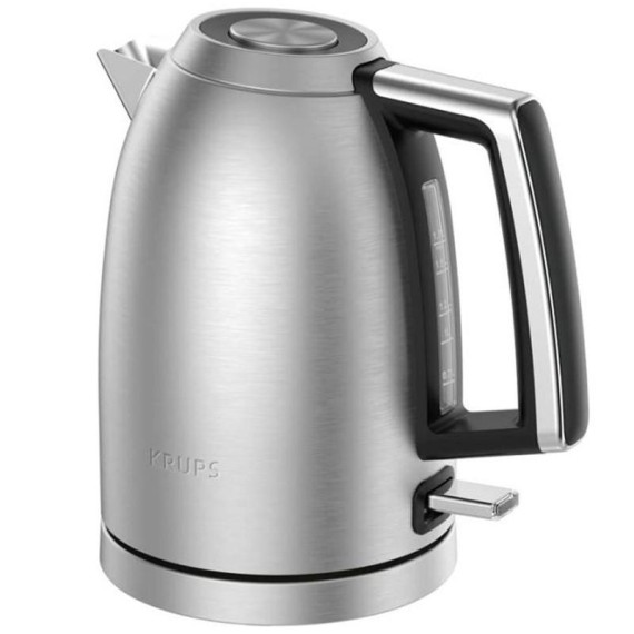 Bouilloire KRUPS inox 1.7L pour maison et bureau