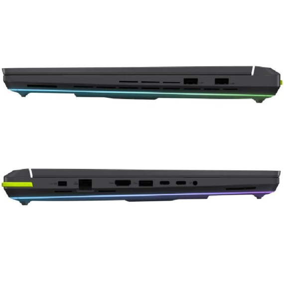 ASUS ROG Strix G16 vue clavier chiclet rétroéclairé RVB