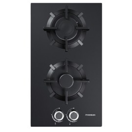 Plaque de Cuisson Encastrable Premium AP32-BS02 2 Feux 30Cm Noir