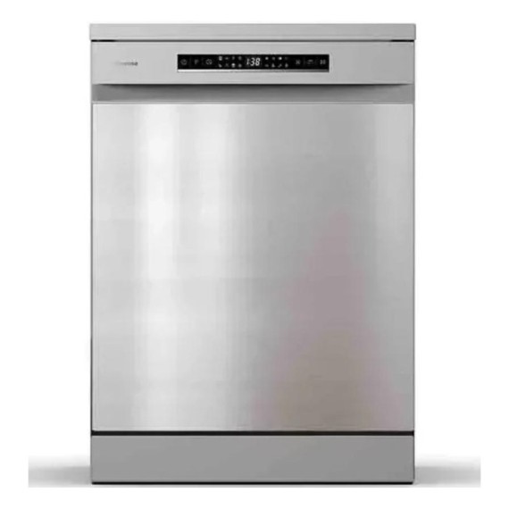 Lave-vaisselle HISENSE acier inoxydable vue latérale