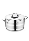 Faitout inox 28 cm haute qualité pour toutes cuissons