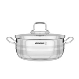 Batterie de Cuisine Korkmaz Astron A2051 11 Pièces - Inox