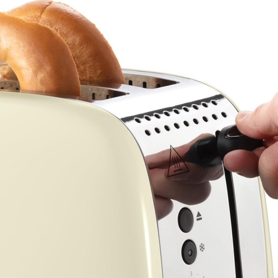 Grille-pain Colours Plus crème fonction réchauffage et congélation