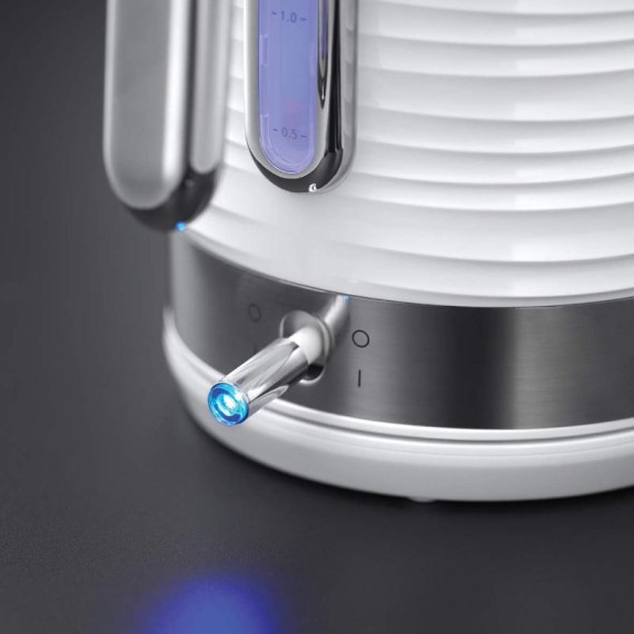 Bouilloire électrique 2400W filtre anti-calcaire amovible