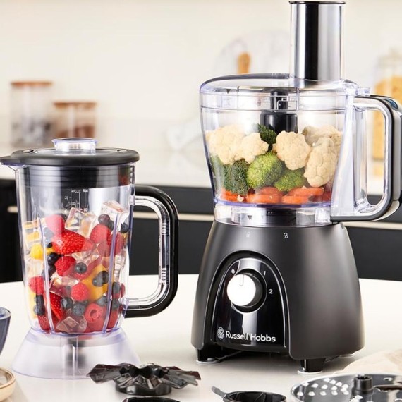 Robot Multifonction Russel Hobbs Desire noir vue générale cuisine