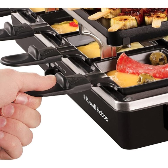 Raclette multifonction 1400W grill et pierre naturelle