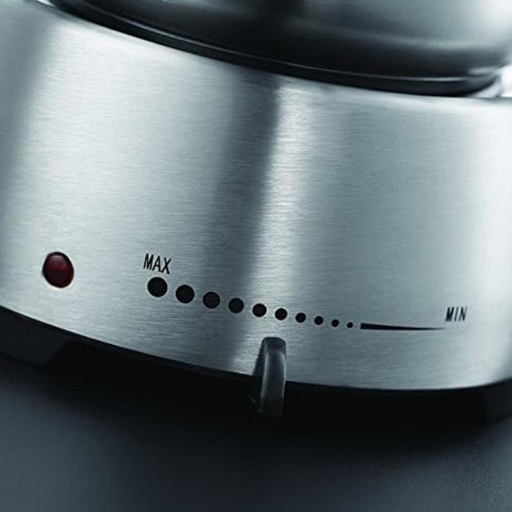 Appareil fondue électrique inox thermostat réglable pratique