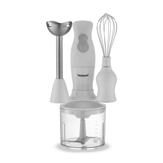 Mixeur à immersion TECHWOOD 3 fonctions pour recettes