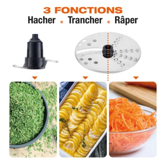 Appareil de cuisine multifonction TECHWOOD TRO-6856 pratique