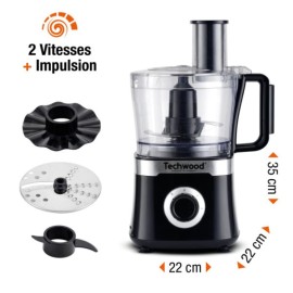 Robot Multifonction TECHWOOD TRO-6856 800W - Noir