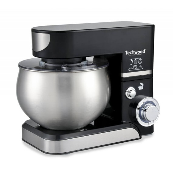 Robot pâtissier TECHWOOD bol inox 5L noir