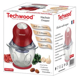 Mini Hachoir électrique Techwood 300 Watt 1L - Rouge
