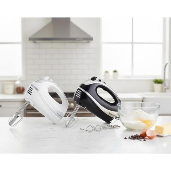 Batteur à Main TECHWOOD 200W électrique noir cuisine facile