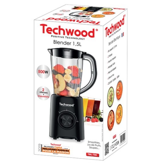 Blender TECHWOOD TBL-786 compact et facile à nettoyer
