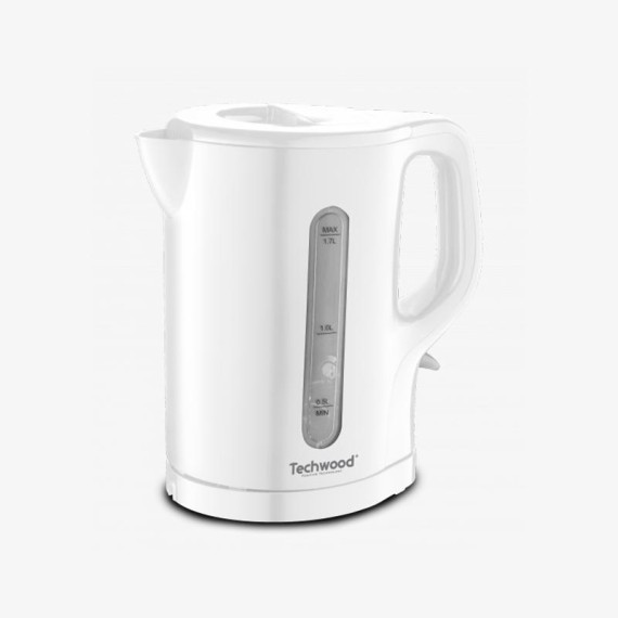 Bouilloire TECHWOOD TB-1731 blanche 1.7L design moderne