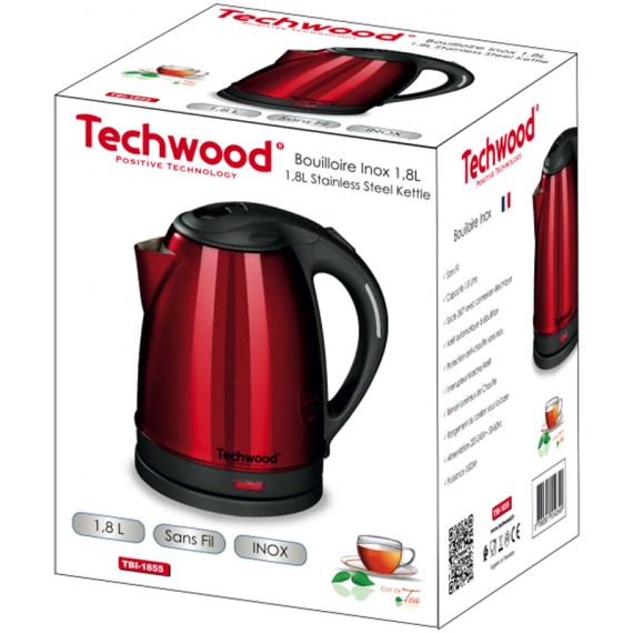 Bouilloire TECHWOOD TBI-1855 capacité 1.8 litres