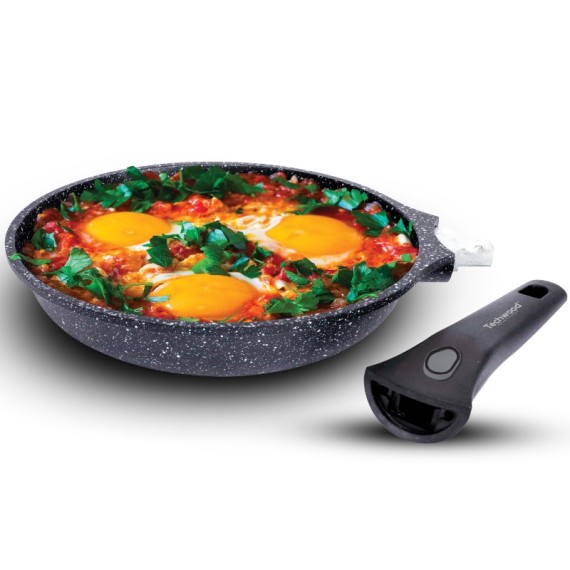 Poêle TECHWOOD TP-24PO 24 cm manche amovible