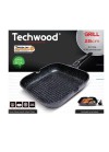 Grill Techwood TP-28G manche amovible pratique