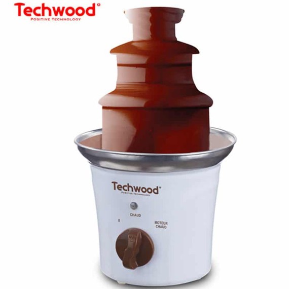 Fruits enrobés de chocolat avec fontaine à dessert TECHWOOD