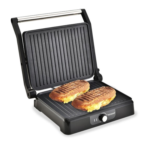 Grill électrique inox Techwood TGD-2201 pour sandwich maison