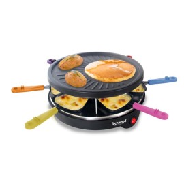 Raclette Grill & Mini-Crêpe Techwood TRA-64 800W - Noir