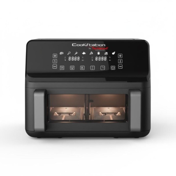 Friteuse Sans Huile TECHWOOD Duo CS-945 9L noir élégant