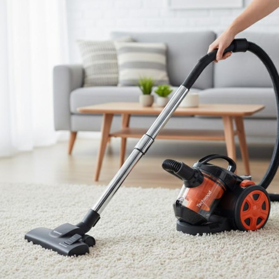 Aspirateur puissant 700W sol dur et tapis