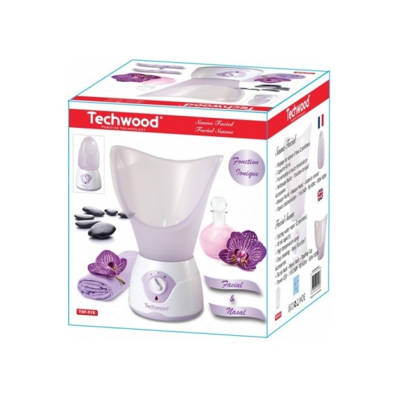 Appareil sauna visage TECHWOOD portable pour soin maison