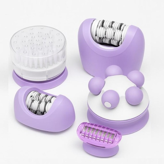 épilateur électrique Techwood violet accessoires complets